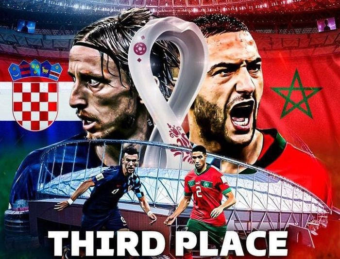  Kroasia vs Maroko di perebutan juara ketiga Piala Dunia 2022.