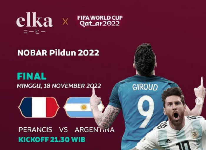 Cek tempat lokasi nobar Piala Dunia 2022 di Surabaya hari ini malam ini.