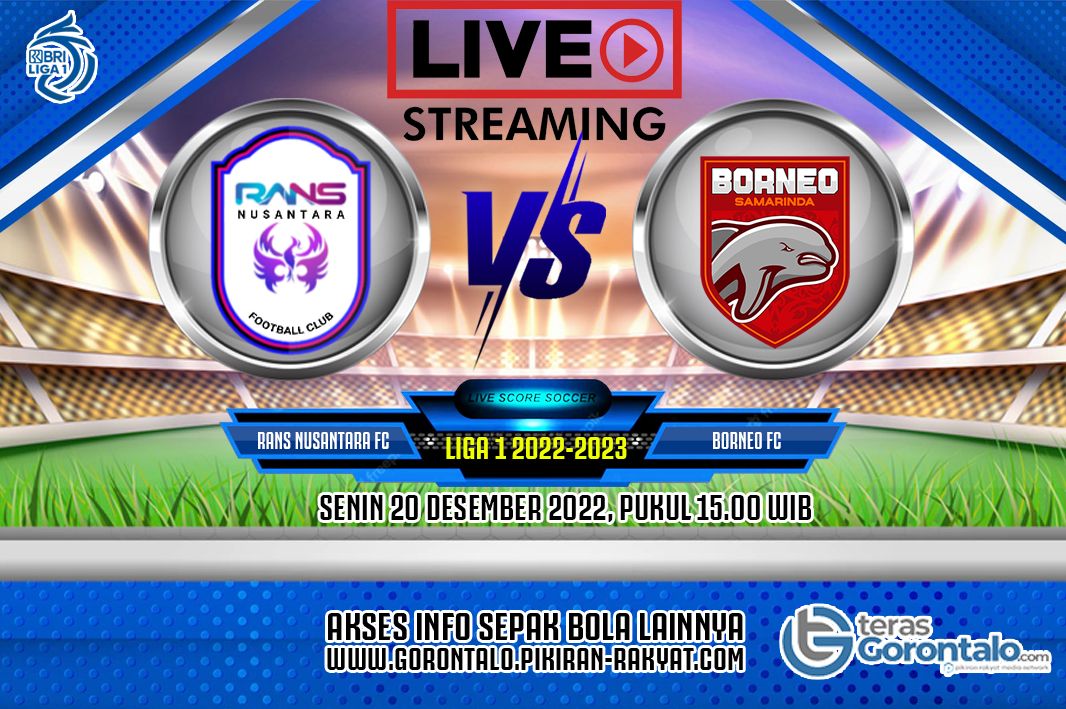 Link live streaming dan siaran langsung RANS Nusantara FC vs Borneo FC di BRI Liga 1 lengkap dengan jadwal, prediksi skor hingga hasil pertandingan di artikel ini.