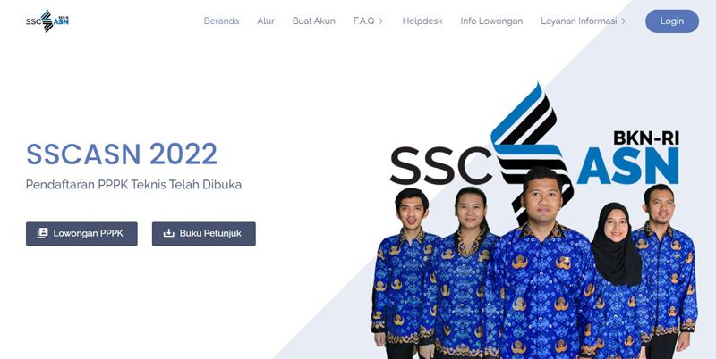 Pendaftaran PPPK Teknis di Kemenang Tahun 2022 melalui SSCASN./