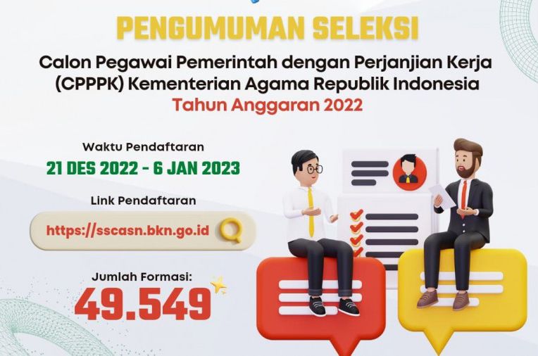 Pendaftaran calon PPPK di Kemenag