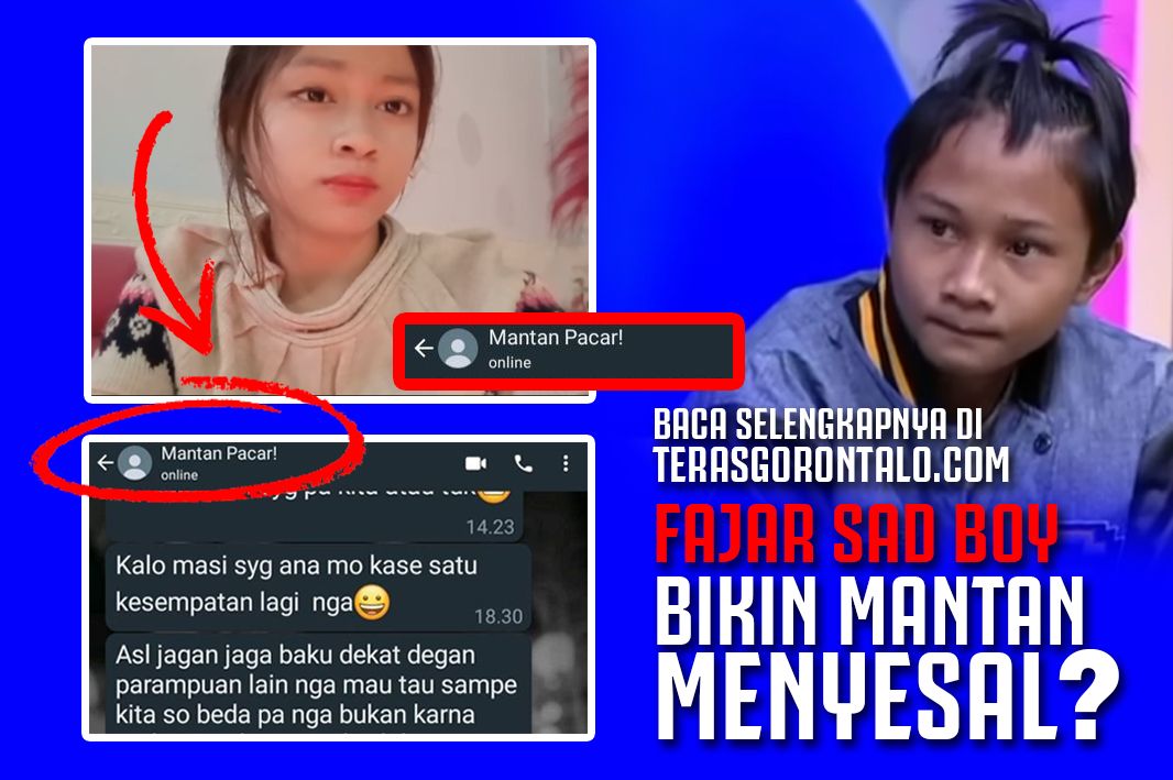 Fajar Labatco alias Fajar Sad Boy Asal Gorontalo Mendadak Populer dan Masuk TV, Mantan Pacar Menyesal dan Minta Balikan?