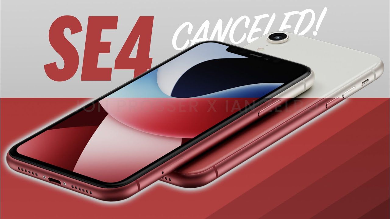 Ilustrasi iPhone SE 4 yang dibatalkan oleh Apple