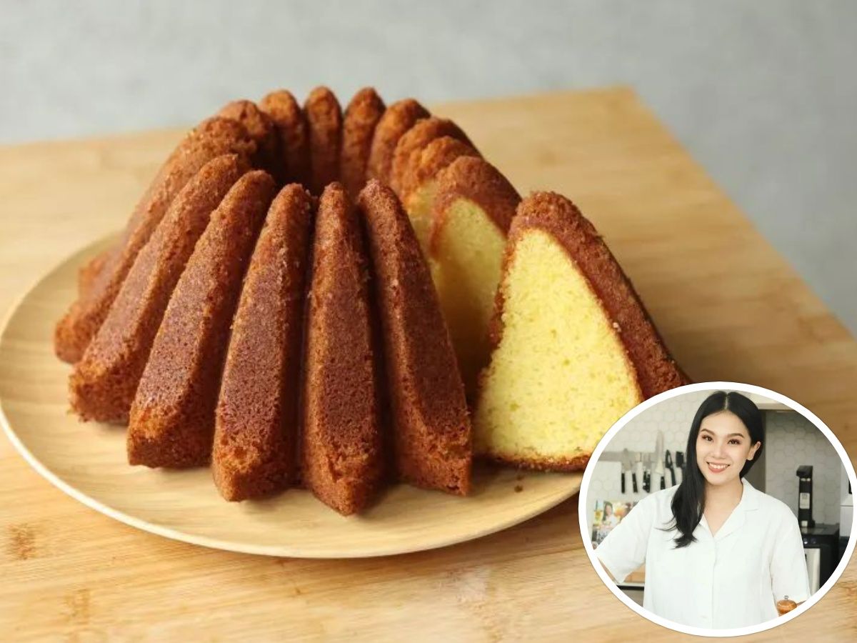 Ilustrasi Butter Cake ala Chef Devina Hermawan (insert).