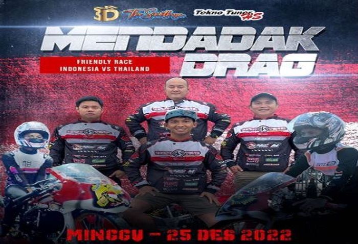 Ilustrasi. Uraian Drag Race Tekno Tuner vs Thailand 25 Desember 2022 tayang jam berapa, link live streaming tersedia di sini