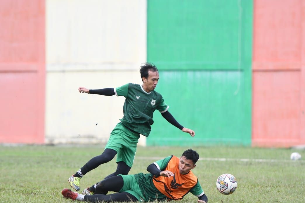 Suasana latihan skuad PSMS Medan 