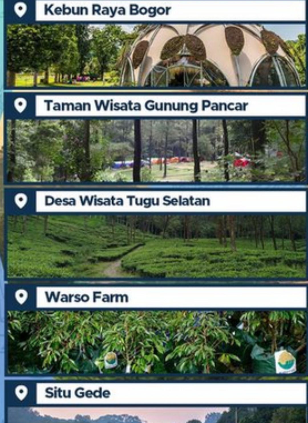 Tempat wisata Bogor yang instagramable 