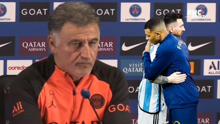  Pelatih PSG Christophe Galtier ikut campur soal masa depan Lionel Messi.