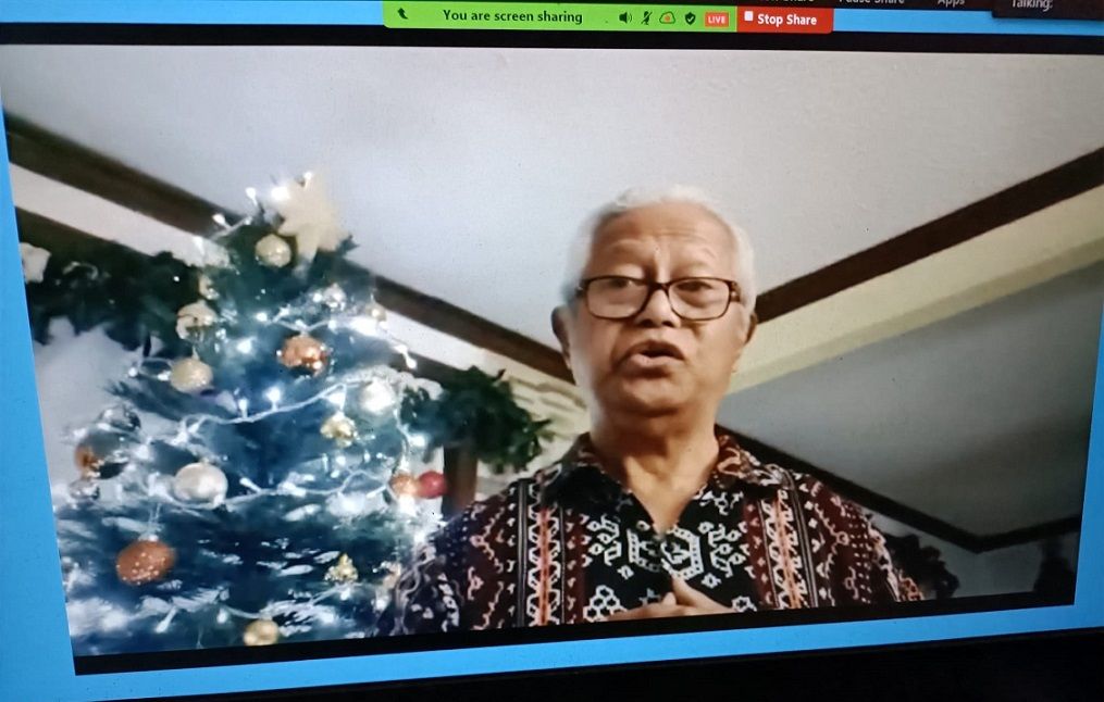 Perayaan Natal Jaringan KKI Diaspora secara virtual, Rabu (28/12/2022). Foto: Jaringan KKI Diaspora   