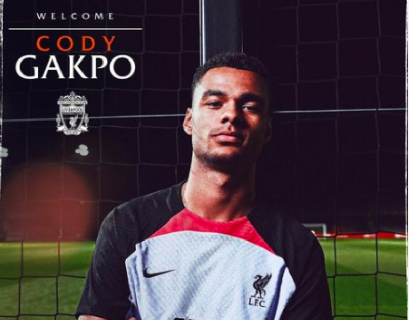 Bursa Transfer : Cody Gakpo Resmi Tanda Tangani Kontrak Dengan Liverpool