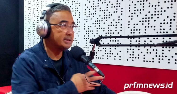 M Farhan saat menjadi tamu dalam talkshow Mata Parlemen di Radio PRFM 107,5 News Channel Kamis, 29 Desember 2022.