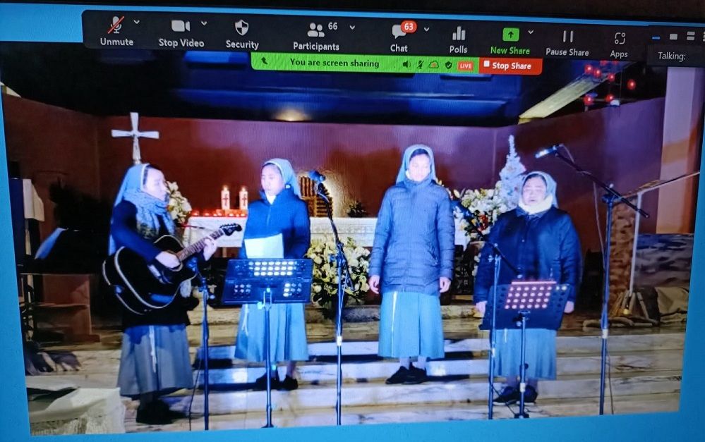 Perayaan Natal Jaringan KKI Diaspora secara virtual, Rabu (28/12/2022). Foto: Jaringan KKI Diaspora   