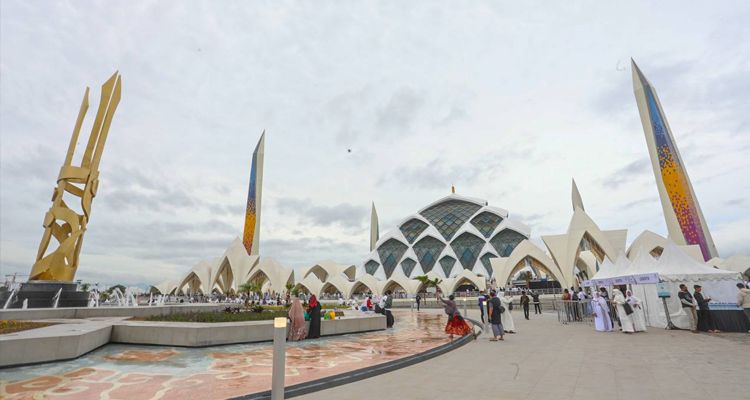 Masjid Raya Al Jabbar di Gedebage Kota Bandung, Jumat 30 Desember 2022.