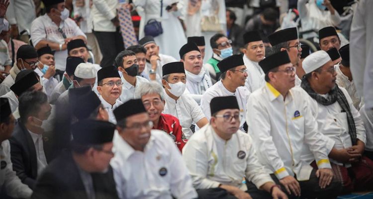 Wali Kota Bandung Yana Mulyana saat persemian Masjid Raya Al Jabbar di Gedebage, Jumat 30 Desember 2022.
