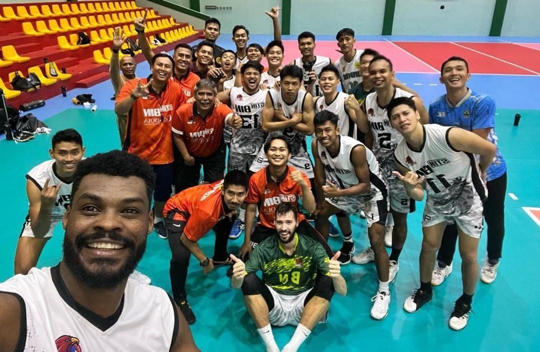 KOKOH! Tameng Jakarta STIN BIN di Proliga 2023 Bikin Ngeri Termasuk Isac Santos Sang Middle Blocker