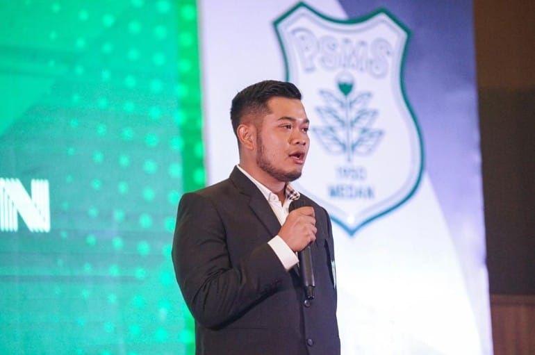 Dirut PT KMI yang menaungi PSMS Medan Arifuddin Maulana 