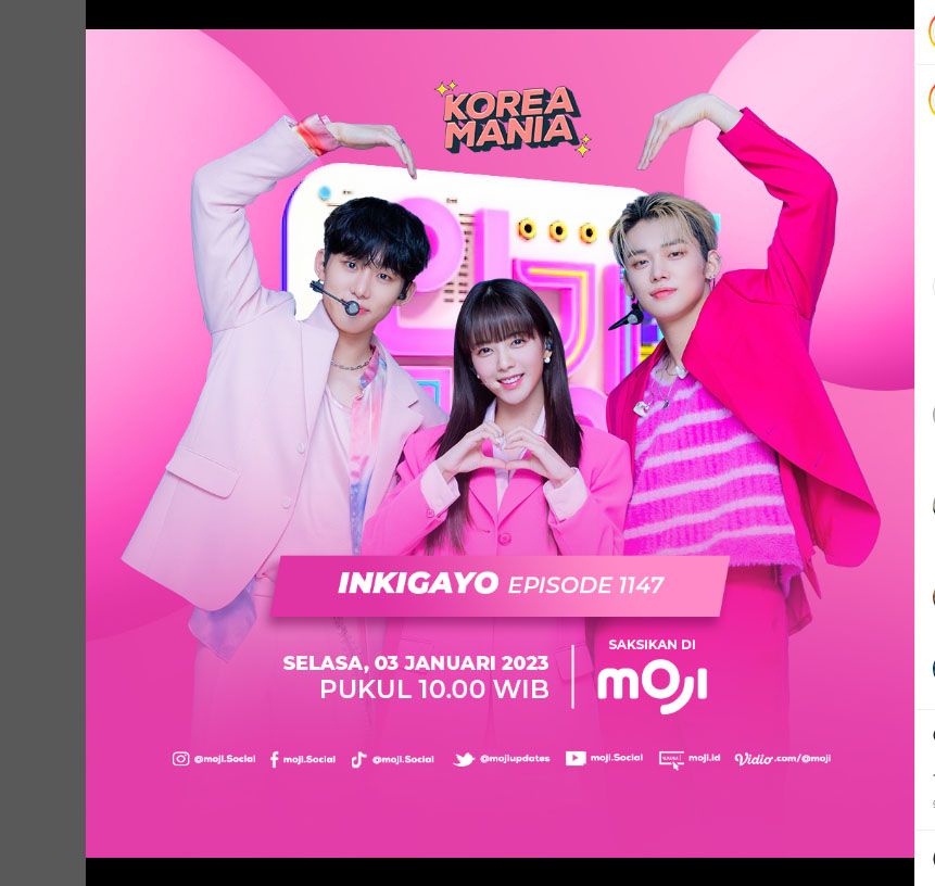 Jadwal Acara TV MOJI TV Senin, 2 Januari 2023 2022 Ada Proliga 2022, Inkigayo Dan FIFA World Cup 2022