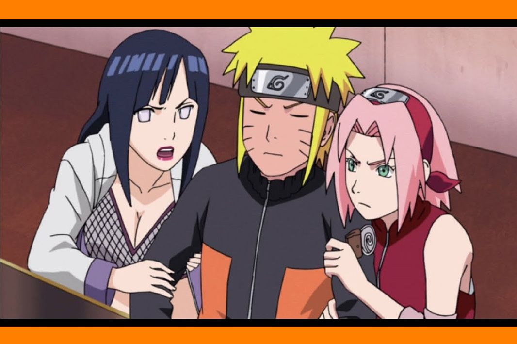 Serial Naruto tak hanya memperlihatkan soal pertarungan, namun juga mengisahkan soal asmara Naruto, Hinata dan Sakura.