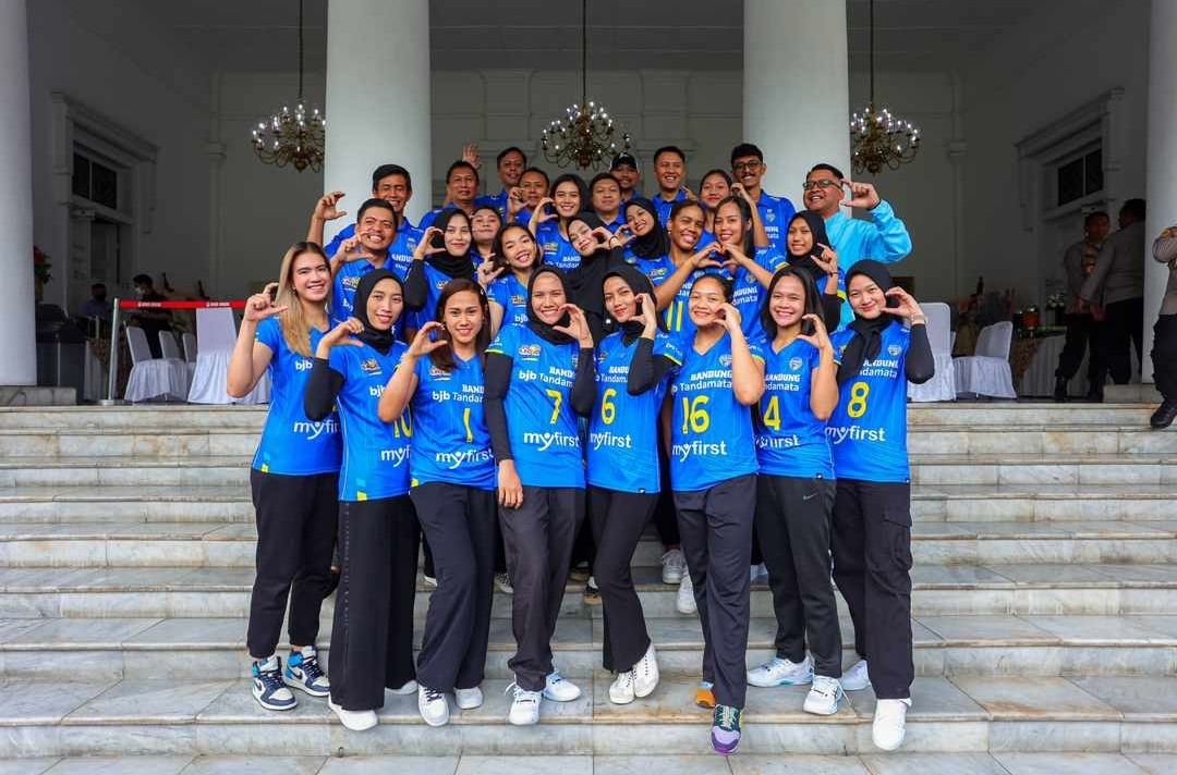 Resmi di Lounching, Gubernur Jabar Ridwan Beri Restu Tim Juara Tim Voli Bandung BJB Tandamata Bertanding di Proliga 2023