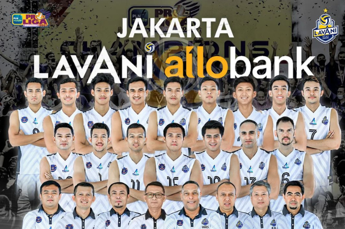 Boy Arnes Arabi hingga Fahry Septian, Ini Biodata 16 Pemain Jakarta LavAni Allo Bank di Proliga 2023