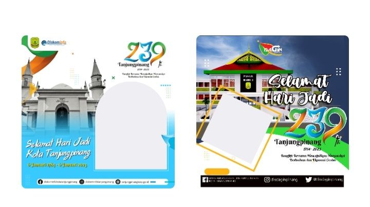 Twibbon Hari Jadi Kota Tanjungpinang Ke- 239: Frame Foto Terunik untuk Dipasang di WA, IG, dan FB