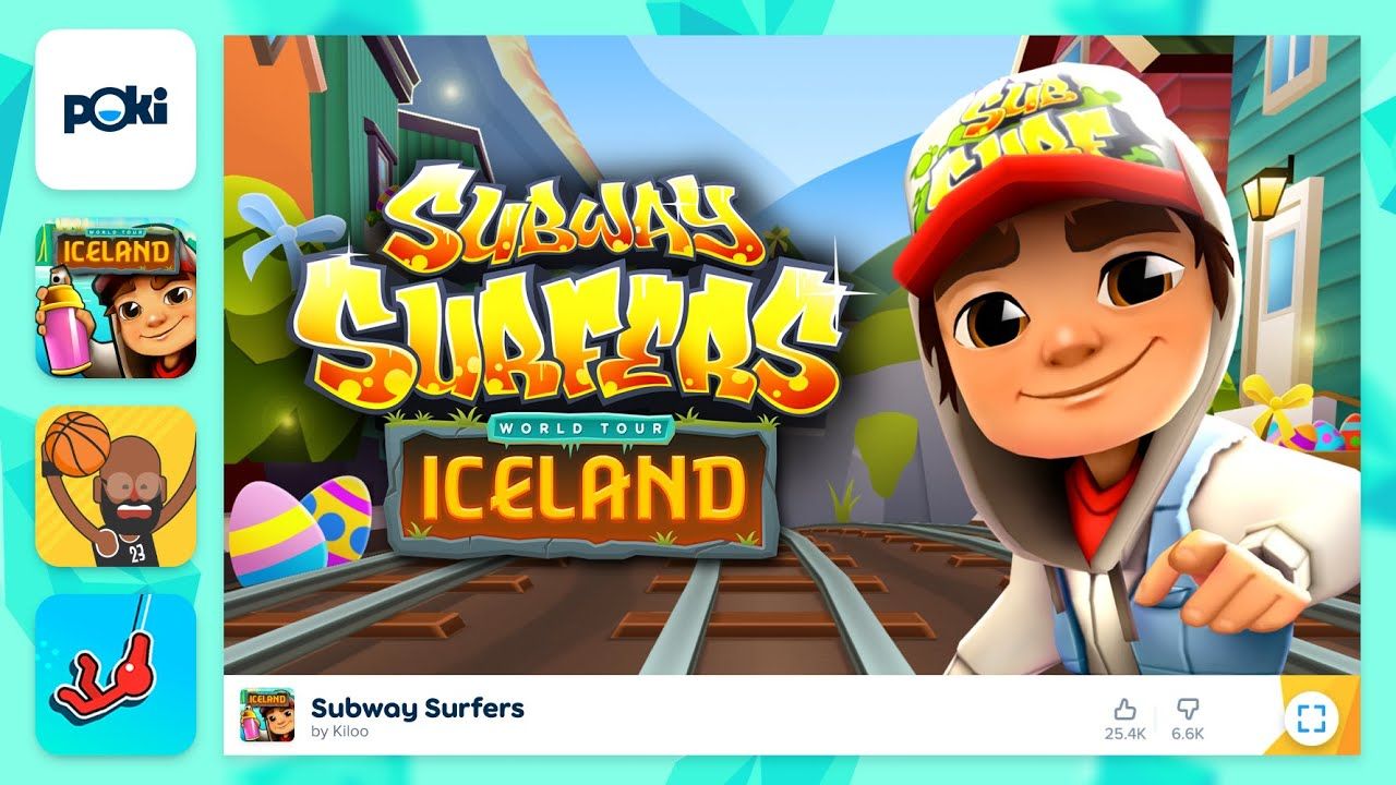 Poki Games Subway Surfer yang dapat dimainkan gratis lewat link berikut ini