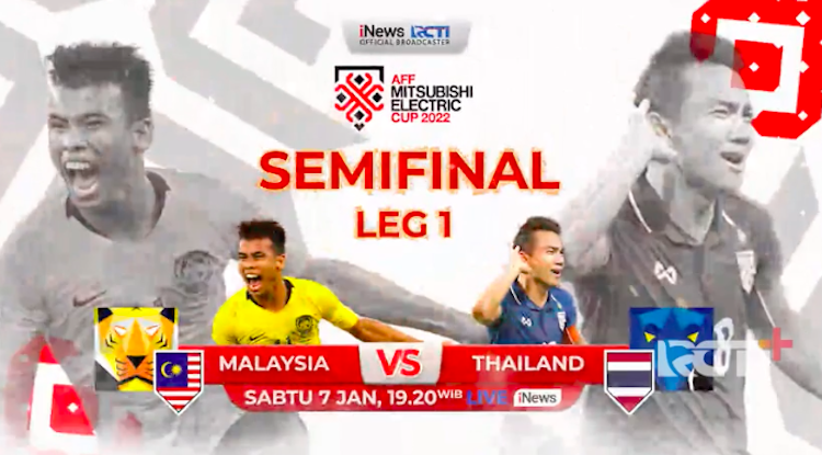 Link Live Streaming Malaysia vs Thailand Semifinal Piala AFF 2022 Malam