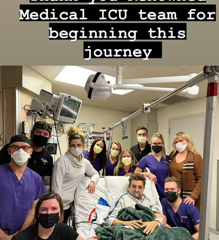Jeremy Renner 'Hawkeye' Ucapkan Terima Kasih Pada Tim Medis ICU di Instagram Story