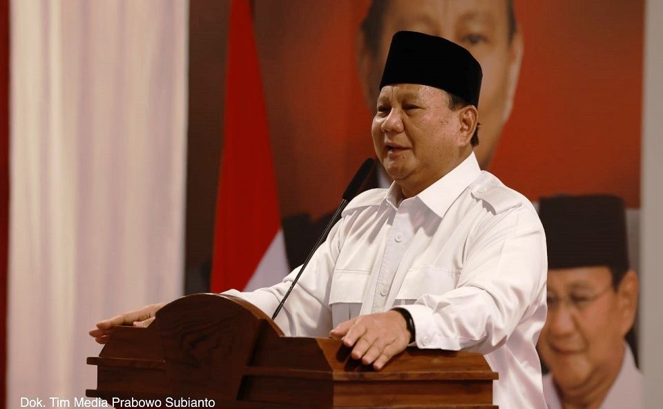 Ketua Umum Partai Gerindra Prabowo Subianto. Foto: dok. Tim Media Prabowo Subianto