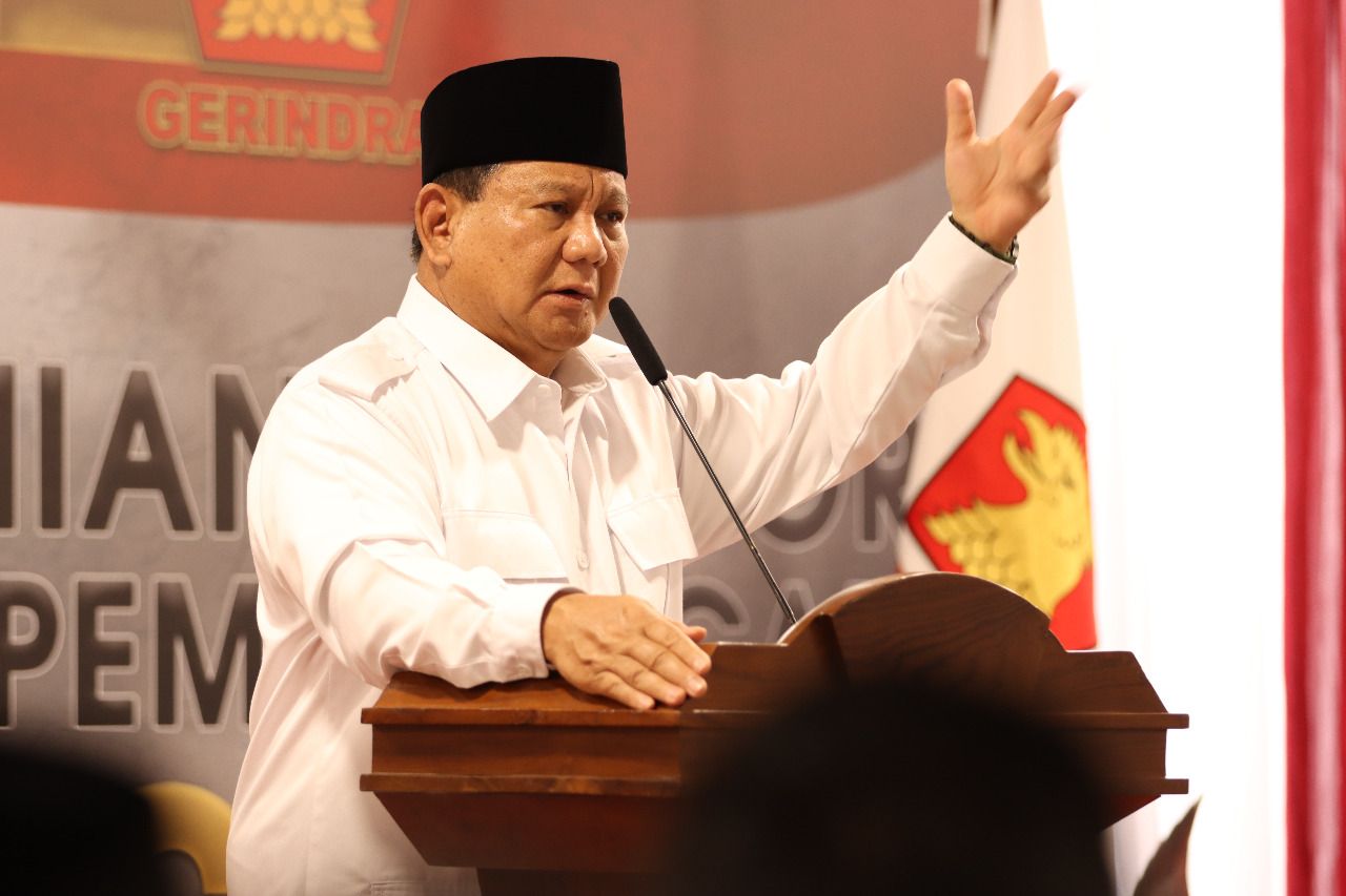 Ketua Umum DPP Partai Gerindra, Prabowo Subianto (dok:istimewa) 