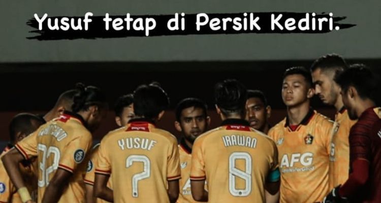 Rumor tentang kepindahan bek sayap Persik Kediri ke Persib Bandung dibantah Manajemen, Sabtu 7 Januari 2023.