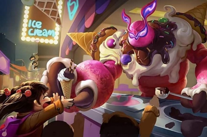 Ilustrasi hero Gloo Mobile Legends