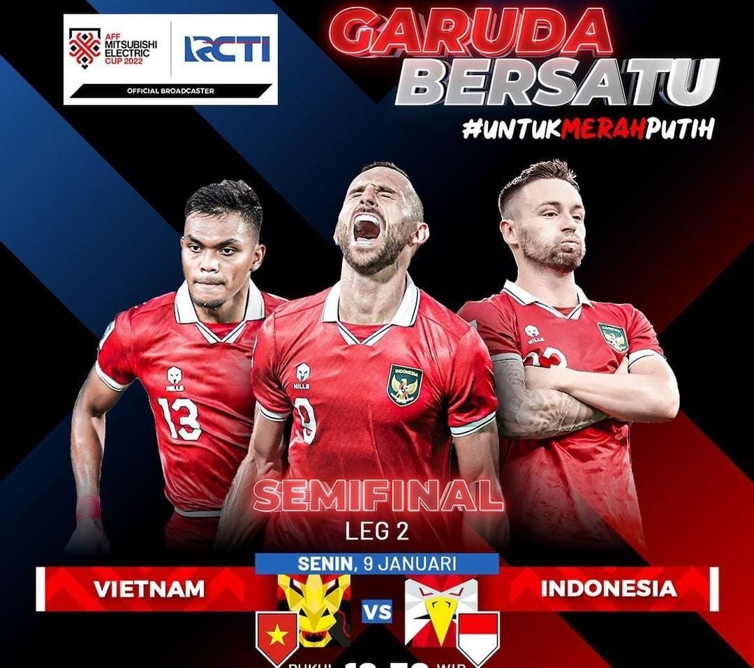 Jadwal Semifinal Piala AFF 2022, Ada Vietnam vs Indonesia Hari Ini