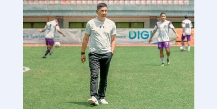 Pelatih Kepala PSGC Ciamis Heri Rafni Kotari.* 