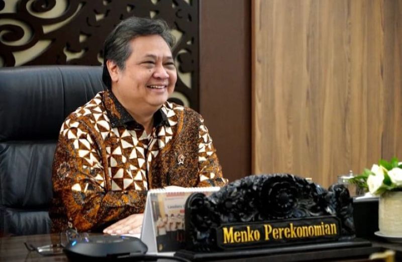 Menteri Koordinator Bidang Perekonomian, sekaligus Ketua Komite Cipta Kerja, Airlangga Hartarto/Instagram @prakerja.go.id
