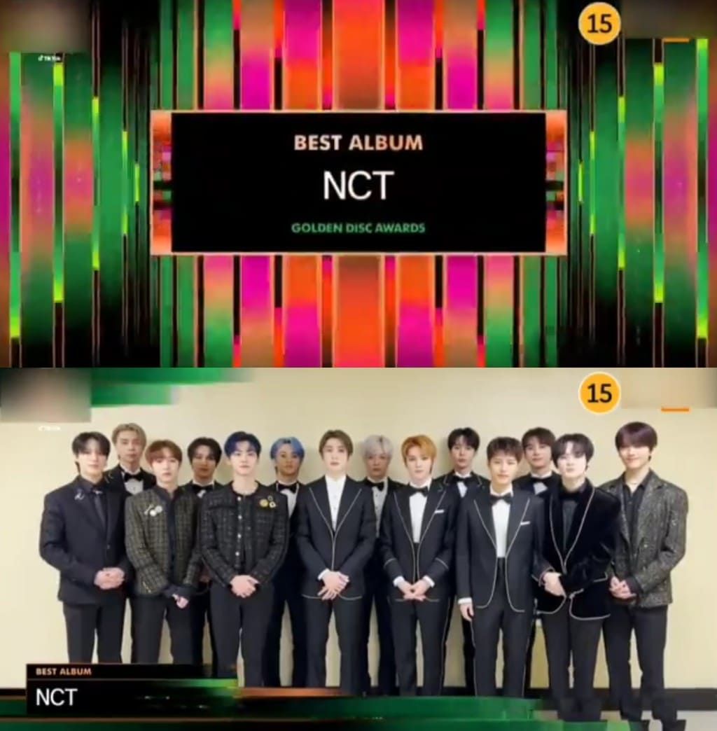 NCT menang dalam kategori Best Album (Bonsang) di Golden Disc Awards 2023.