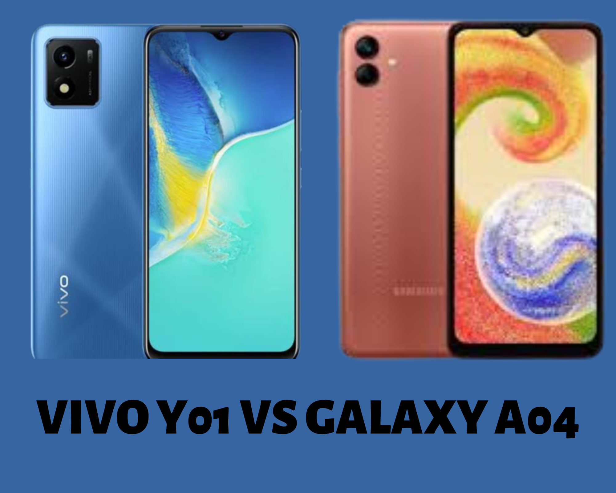 samsung a04e vs vivo y01