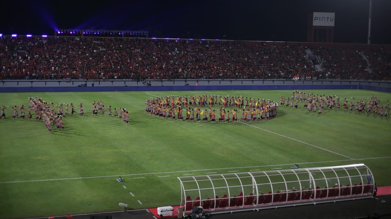 Stadion Kapten I Wayan DIpta saat dipadakan pada opening ceremony BRI Liga 1 2022/2023
