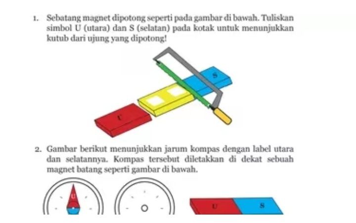 Aktivitas Membuat Magnet, Kunci Jawaban IPA Kelas 9 Halaman 12 Semester ...