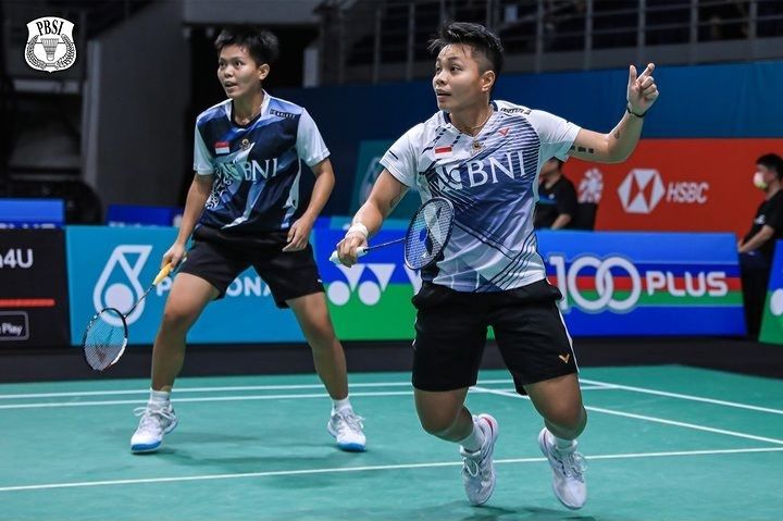 Siti Fadia Silva/Apryani Rahayu. Begini jadwal Malaysia Open 2023 semifinal hari ini dan link live streaming iNews TV dan RCTI Plus wakil Indonesia.