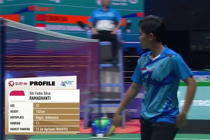 Pemain ganda putri Indonesia Siti Fadia Silva Ramadhanti dinyatakan mengalami cedera ligamen pergelangan kaki kanan saat melakoni pertandingan semifinal bersama Apriyani Rahayu di Malaysia Open 2023 di Kuala Lumpur, Sabtu.