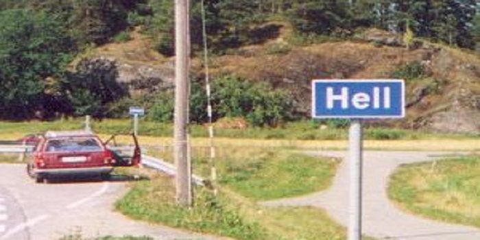 Kota Hell di Norwegia.