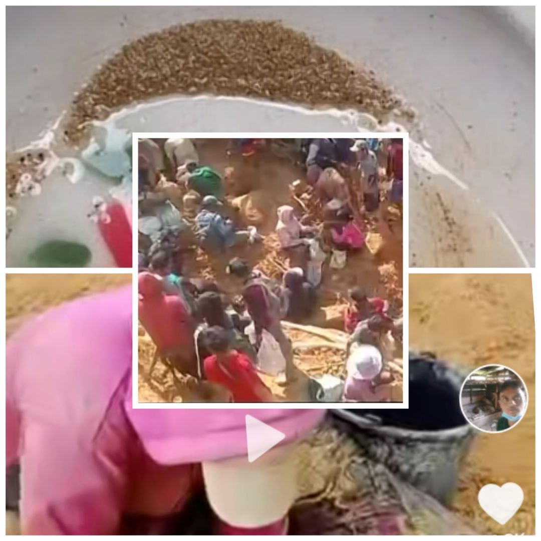 Viral di TikTok, Emas Muncul di Permukaan Kecamatan Tewah Kabupaten Gunung Mas Kalimantan Tengah