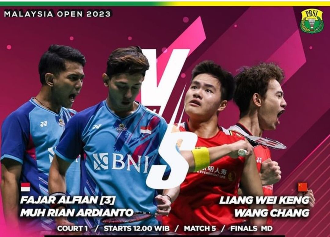 Link Live Streaming Malaysia Open 2023 Hari Ini 15 Januari 2022 di