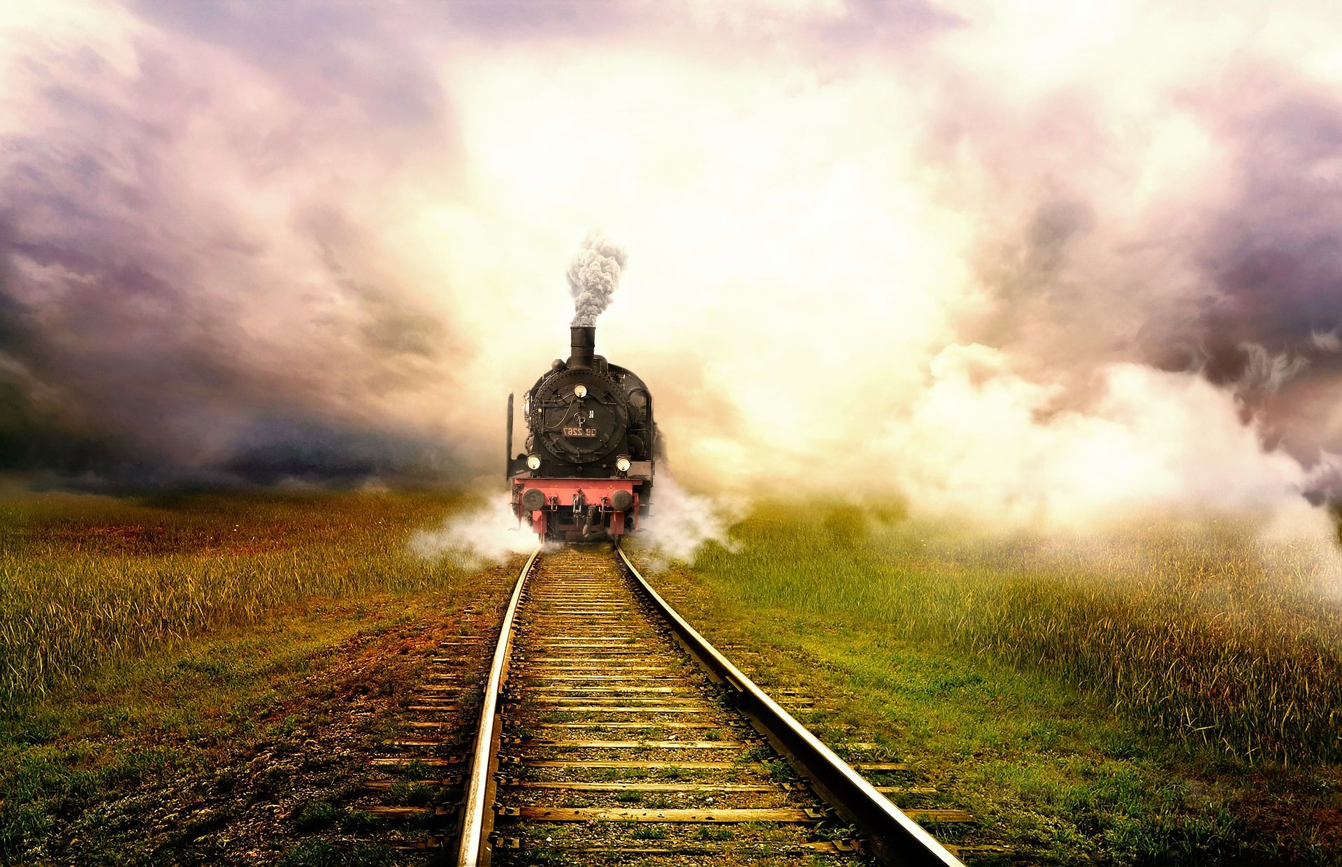 Ilustrasi kereta api
