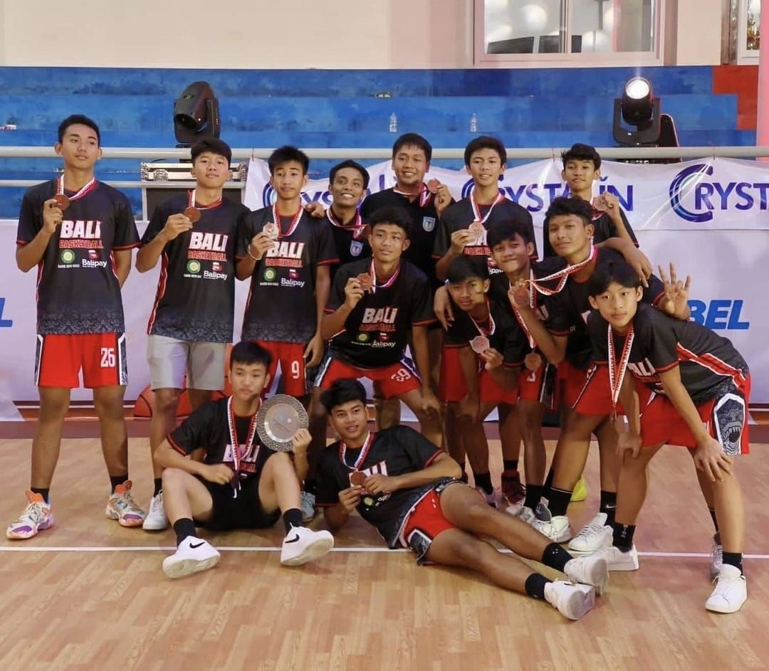 Tim Basket Putra Bali U-15 di Kejurnas Basket U-15 di Pangkal Pinang
