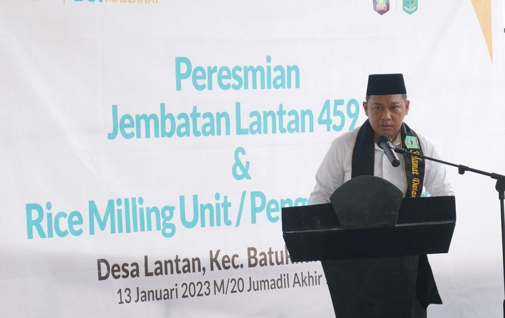 BSI Maslahat dan PT Bank Syariah Indonesia Tbk (BSI) resmikan Desa Binaan BSI di Desa Lantan dan Desa Muncan, Lombok Tengah, Nusa Tenggara Barat. Foto: BSI Maslahat 