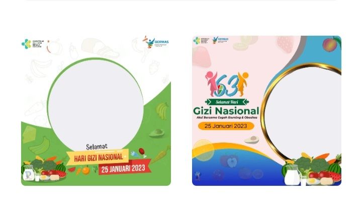 8 Twibbon Hari Gizi Nasional 2023 Terpopuler Berdesain Kikinian yang Bisa Diunduh Disini