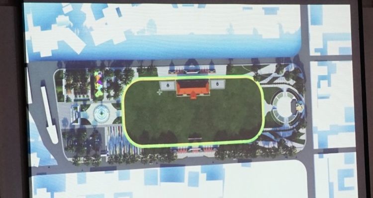 Desain alun-alun Subang yang akan mulai direnovasi pada Maret 2023 mendatang.