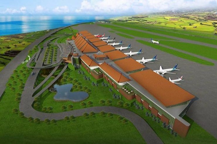 Rancangan layout Bandara Bali Utara yang sejatinya diproyeksi beroperasi pada tahun 2025